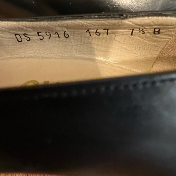 Salvatore Ferragamo Vintage Black Heels with Gold - Picture 7 of 8